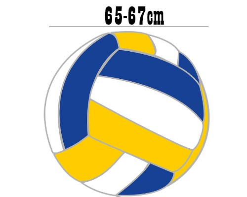 medidas del balon de voleibol